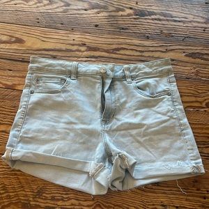 American Eagle light wash jean shorts